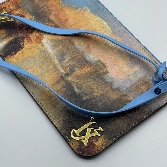 Louis Vuitton x Jeff Koons Masters Neverfull Turner Pochette Clutch Wristlet - Picture 7 of 15